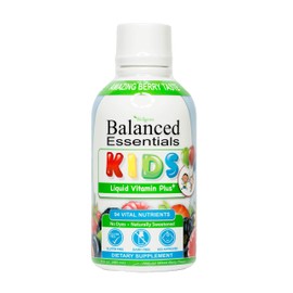 Wellgenix Balanced Essentials Liquid Kids Vitamin - Nutritional Multivitamin for Picky Eaters - Boost Children Immune System and Overall Health 16 Oz (1)