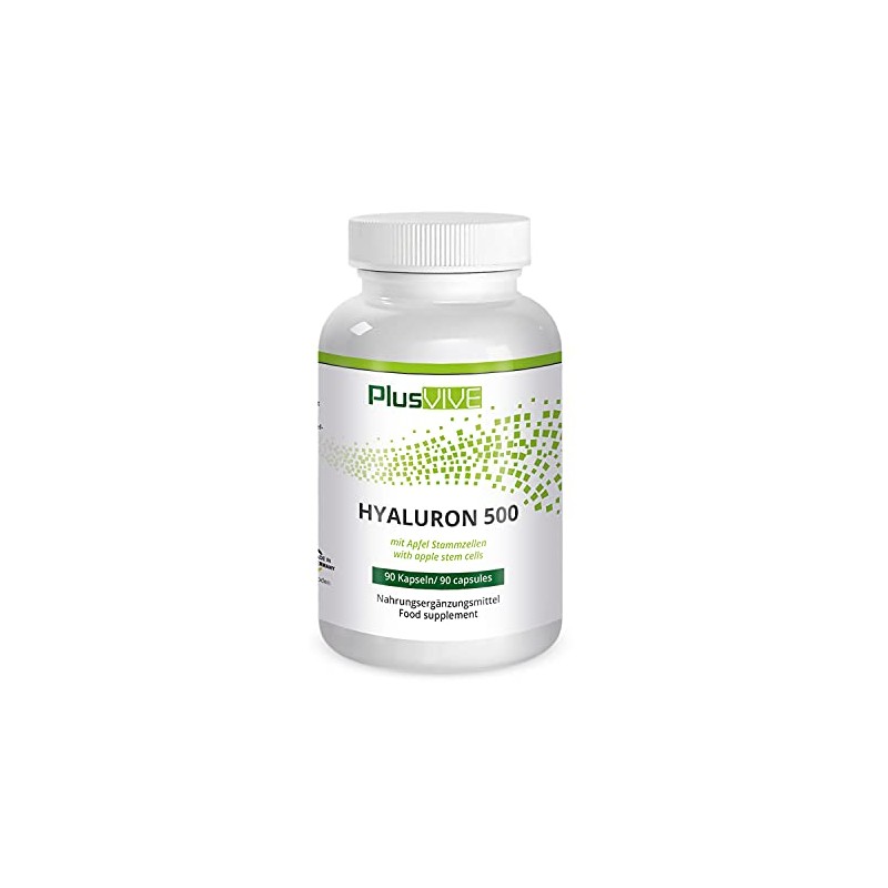 Plusvive Hyaluronic Acid with Apple Stem Cells, (500 mg)