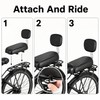 Rear Bicycle Child Seat with Backrest, Kids Bike Saddle for