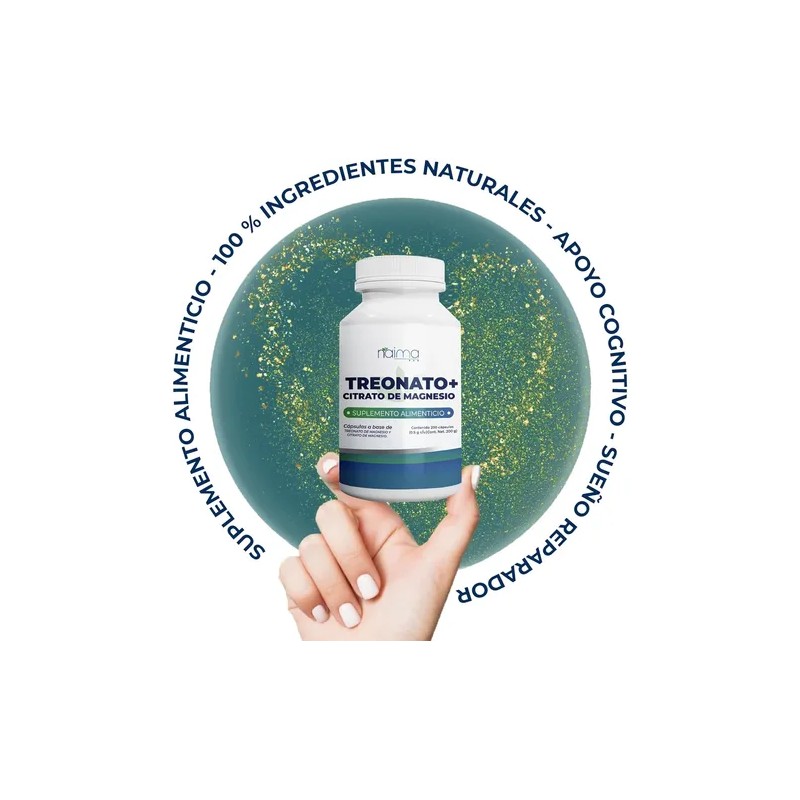 Treonato De Magnesio Con Citrato De Magnesio 500 Mg 400