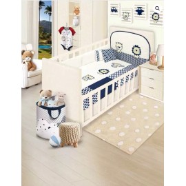 BabyBaby Set De Edredón Para Cuna Cama Corral Modelo Felinos