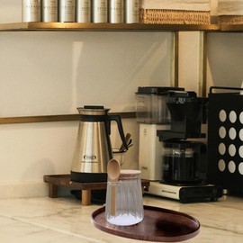 Oidium Sugar Bowl,20oz(Large Size) Brown Sugar Container with Bamboo Lid and Spoon,Housewarming Gifts for Coffee Accessories for Coffee Bar,Applicable to Coffee Bar Decor,Kitchen,Office,Gift