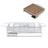 Rectangle Stainless Steel Cold Smoke Generator Barbecue Net BBQ Grill