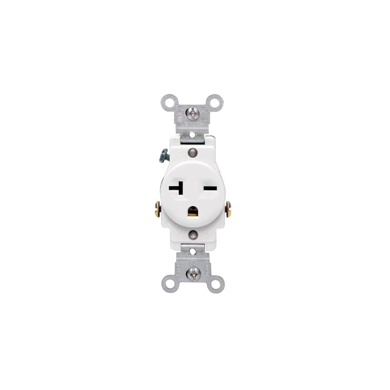Leviton Single Receptacle Outlet Commercial Specification Grade Smooth Face 20
