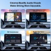 Haudio 7" Portable Wireless CarPlay & Android Auto Car Stereo