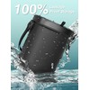 Garoopion Leakproof Car Trash Can, 1.9 Gallon Soft Silicone Hanging