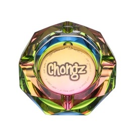 Chongz Cut Glass Rainbow Ashtray