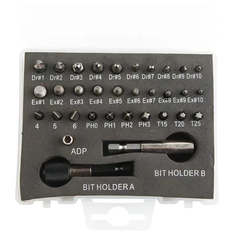 33Pcs Damaged Stripped Screw Extractor Set for Broken Screw All