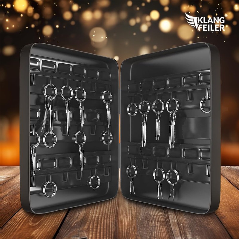 Klangfeiler® Split Rings For Key Rings, 25 mm Diameter, Pack