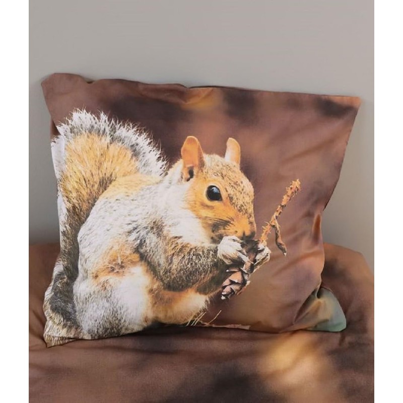 BrandMac Bed Linen Set with Squirrel 135 x 200 cm