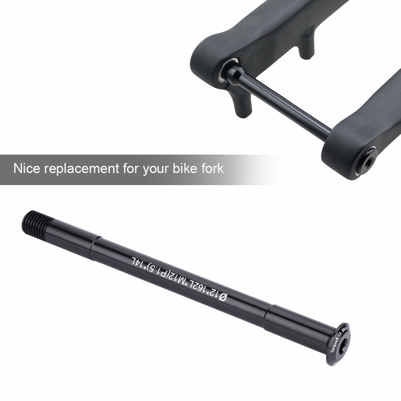 Bike Bicycle Front Hubs Tube Shaft Fork Thru Axle Lever