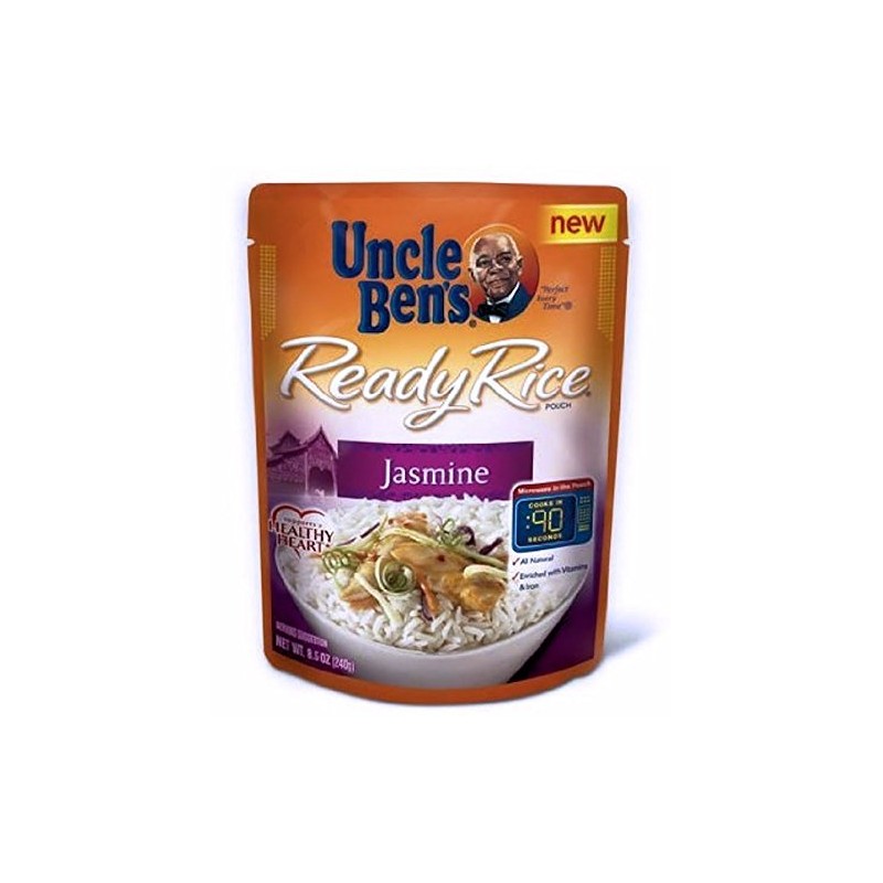 Uncle Ben's Ready Rice Pouch Jasmine - 6 Pack Bundle