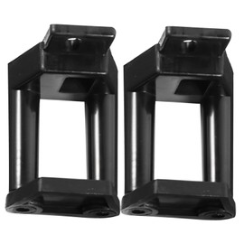 TEHAUX 2 Pcs Barn Door Guides Silent Closet Door Stoppers for Smooth Operation Heavy Duty Floor Hardware Easy Installation