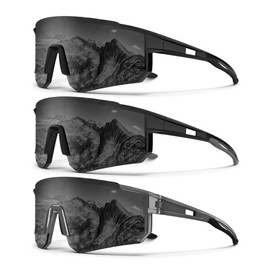 KALIYADI Sports Sunglasses-for-Men Polarized Running-Sunglasses: Sport Mens Sunglasses with UV Protection for Cycling Fishing