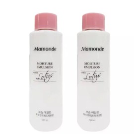 Mamonde 마몽드 대용량 모이스처 에멀젼+에멀젼 세트 화장품 [마몽드 대용량 모이스처 에멀젼+에멀젼 세] Mamonde Large Capacity Moisture Emulsion + Emulsion Set Cosmetics [Mamonde Large Capacity Moisture Emulsion + Emulsion Set]