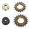 Tomotato 2 Piece Bicycle Freewheel Adapter Set, Iron 16T 18T