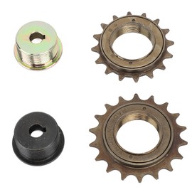 Tomotato 2 Piece Bicycle Freewheel Adapter Set, Iron 16T 18T Bicycle Freewheel Drive Adapter Set Flywheel Bicycle Accessories for Replacement Modifications