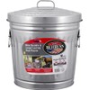 Behrens Manufacturing 6210 Galvanized Steel Trash Can, 10-Gallon