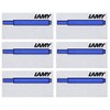 LAMY T10 Set of 6 Erasable Ink Cartridges with Large