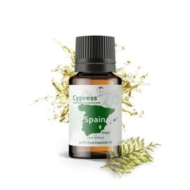 Nature Packaged Cypress Essential Oil (15ml) - Direct from Essential Oils SL in Spain - Pure Essential Oil for Diffusers and Aromatherapy | 100% Pure Therapeutic Grade