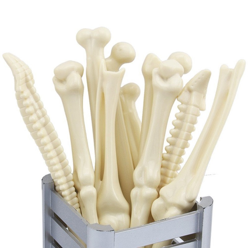 MagicW Creative Novelty Bone Shape Ballpoint Pens Finger Pen Nurse
