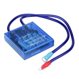 Car Truck Universal Voltage Regulator Kit Stabilizer with 3 Earth Ground Cables (Blue)