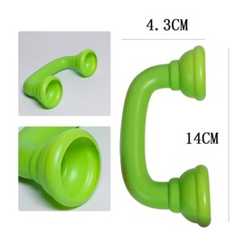 MEISH 4Pcs Whisper Reading Phones Kids Auditory Feedback Reading Phones Speech Therapys Toy for Reading Fluency Pronunciation