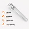 Portable Stainless Steel Vial & Bottle Cap Opener – Mini