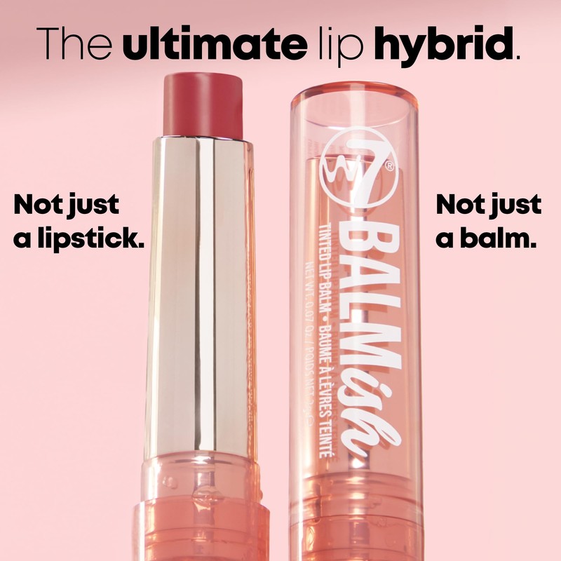 W7 Balmish Tinted Lip Balm – Whisper - Sheer Pink