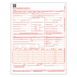 ComplyRight CMS 1500 Healthcare Billing Form - 02/12, Laser, 1000-Count (CMS12LC1)