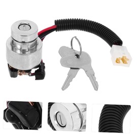 BUGUUYO Lawn Mower Ignition Switch Replacement Durable Starter Switch for Efficient Engine Start Compatible Multiple Tractor Models Easy to Install and Operate