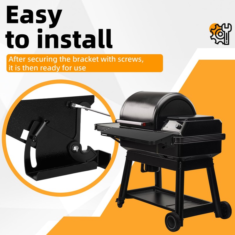 Bullro Small Pop-Lock Front Rack for Traeger P.A.L. Series,(26.25" x