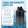 GAGANIU Insulated Water Bottle, 1 Gallon Jug with Handle, 128