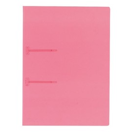 Kokuyo fastener File Clear. COLOR 2 Hole A4 90 Sheets Accommodate Pink Flat – p170p