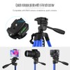 Andoer Lightweight Photography Tripod Stand Aluminum Alloy 3kg Load Capacity