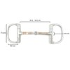Equine Smile ES0073 Bit D-Ring D-Ring D-Button Simple Broken with
