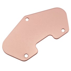 E-outstanding TL Electric Guitar Pickup Base Plate Pickup Baseplate Bridge Copper Plated Steel, Red Copper