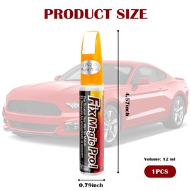 Touch Up Paint for Cars,Car Scratch Remover Pen for Car Paint Scratch Repair with 2-in-1 for Repairing Different Scratches Quickly,Car Accessories Touch Up Paint Pen for Cars (White)