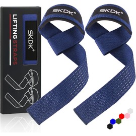 SKDK Correas de levantamiento de silicona antideslizante ,Straps Para Gym, Levantamiento de Pesas,muñequeras gym straps para gym mujer, hombres,