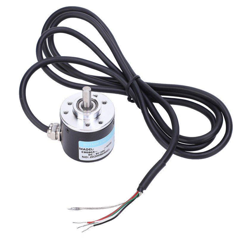 Encoder 5‑24V DC AB 2 Phase Incremental Rotary Solid Shaft