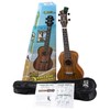 Luna Vintage Mahogany Concert Ukulele Pack with Tuner and Bag