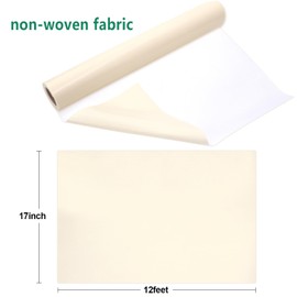 Creme Brulee Bulletin Board Roll Non-Woven Fabric Great Than Paper 17 in X 12 ft Small Fun Size for Classroom Decor Decorations Back to School Teacher Supplies Essentials Must Haves