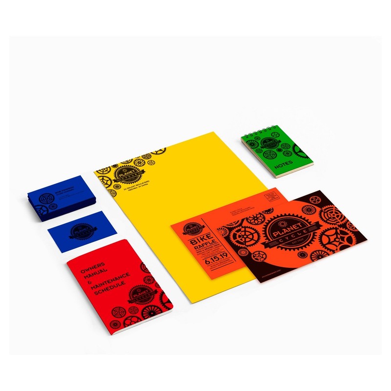 Astrobrights Primary One 65 lb. Cardstock Paper, 8.5-inch x 11-inch,