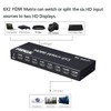 Swallow 4K 60hz 6x2 HDMI Matrix 6 in 2 Out