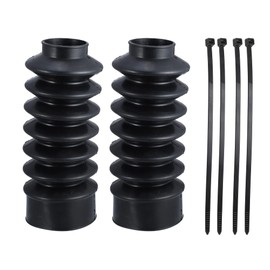 X AUTOHAUX 2 Pcs Motorcycle Front Fork Guards Covers Shock Absorbers Boots 39mm Universal for Harley Sportster XL883 1200 for ATV UTV