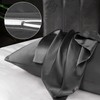 PiccoCasa Satin Pillow Cases 2 Pack, Satin Silk Pillowcase for