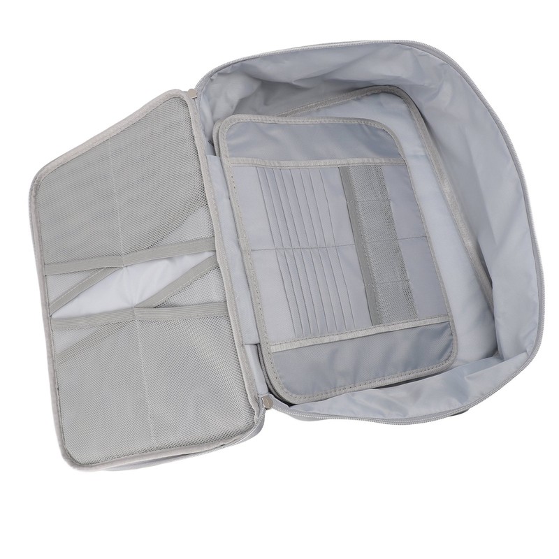 Fireproof Waterproof Document File Organizer Box Portable Home Travel Safe