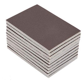 de lija, 10PCS Esponja cuadrada de lija de pulido fino para moler para desbarbar(240#)
