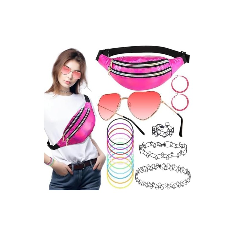 16 Piezas Ropa De Los 80s Para Mujer, Disfraz De