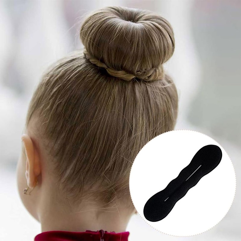 KIRZAX Kit 4 Ciambelle Chignon, Fantastico Strumento per la Creazione